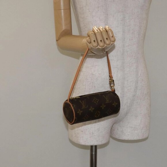 LOUIS VUITTON Monogram Papillon Pouch LV Auth - Picture 1 of 15